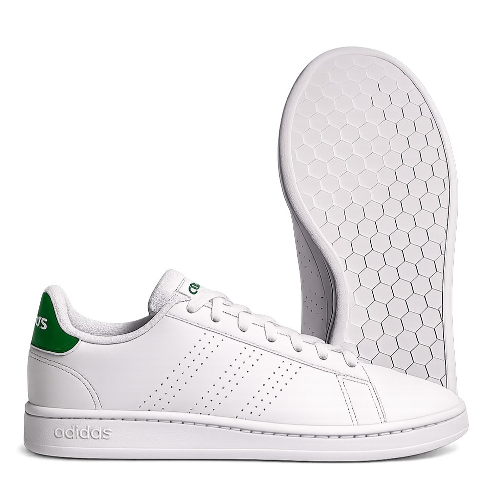Adidas Advantage Men's Athletic Shoe White Sneakers Footwear GZ5300 SIZE 11